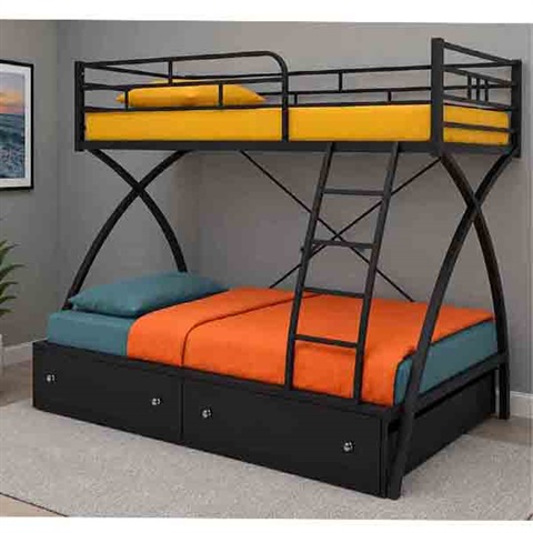 تخت دو طبقه فلزی مدل S1300